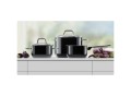 Garnek SILIT Quadro Black - śr. 16 cm / poj. 2,0 l + pokrywka / 30 lat gwarancji / bez niklu