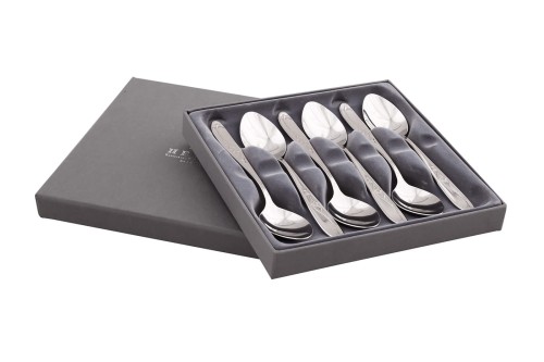 HEFRA Angielski (STAL) - zestaw łyżeczek do herbaty 6szt