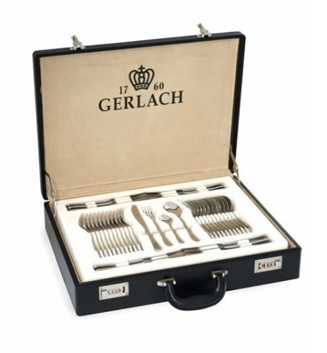 Sztućce GERLACH Antica 04P  - 68 szt. dla 12 osób (POŁYSK) Walizka - ORYGINAŁ!