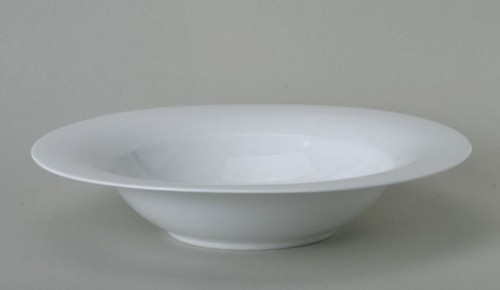 Villa Italia Plus White - Salaterka płaska pod wazę 33,5 cm