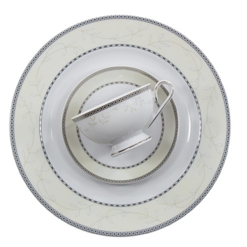 Ćmielów Astra Marzenie platynowe- zestaw do HERBATY dla 12 osób 41el.