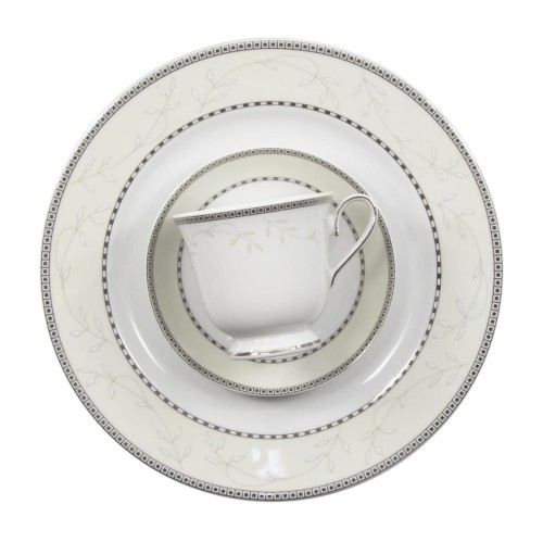 Ćmielów Astra Marzenie platynowe- zestaw KAWOWY dla 12 osób 40el.