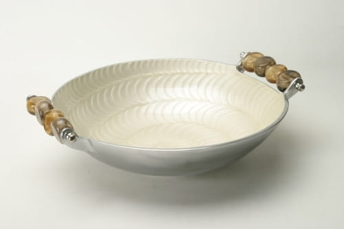 Villa Italia Salaterka okrągła - głęboka 30cm Queen kremowa