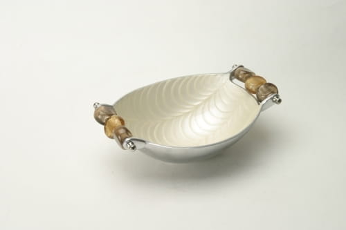 Villa Italia Queen kremowa SK050 - salaterka owalna - głęboka 20cm