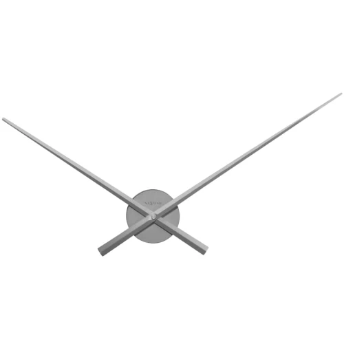 NeXtime - zegar ścienny ZI Hands, srebrny