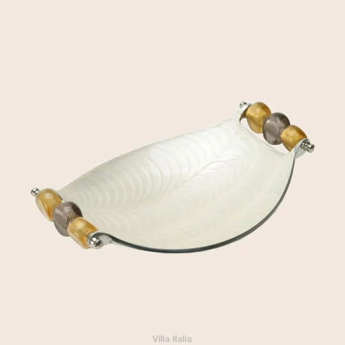 Villa Italia Queen Kremowy - salaterka owalna 25 cm