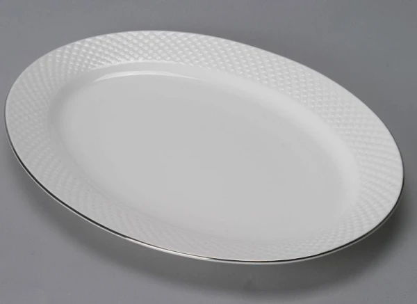 Villa Italia Bari Platin - Półmis owalny 31 cm
