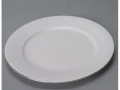 Villa Italia Bari Platin - Zestaw obiadowych dla 6 osób - talerze