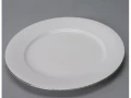 Villa Italia Bari Platin - Zestaw obiadowych dla 12 osób - talerze