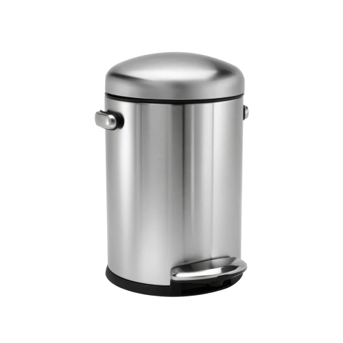 Simplehuman - Kosz na śmieci pedałowy RETRO - stal FPP 4,5 l