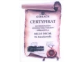 GERLACH Celestia 04AM - zestaw 6 szt. widelczyków do ciasta (MATOWIONE) w pudełku prezentowym / wieczysta gwarancja producenta