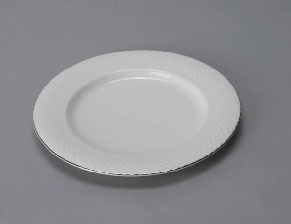 Villa Italia Bari Platin - Talerz deserowy 20 cm