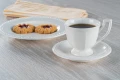 Villa Italia Venice White - Filiżanka do espresso 0,1 l  ze spodkiem PROMOCJA