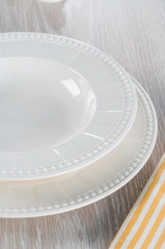 Villa Italia Venice White - Talerz płytki 27 cm