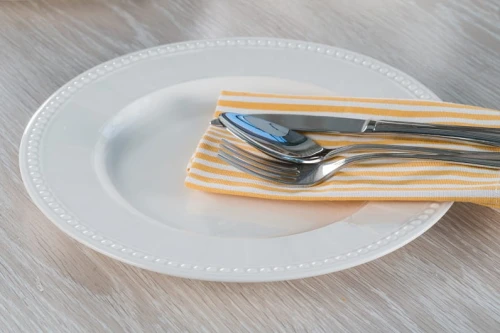 Villa Italia Venice White  - Talerz deserowy 17 cm