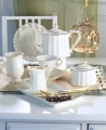 Villa Italia Clara Gold Ivory - czajnik 0,85 l