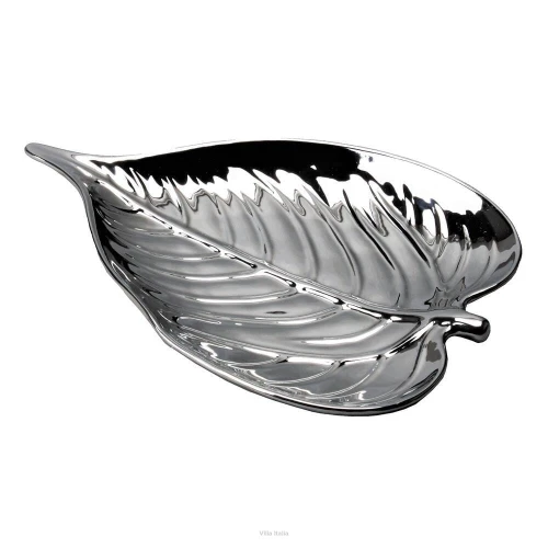 Villa Italia Fiord talerz dekoracyjny liść 26cm