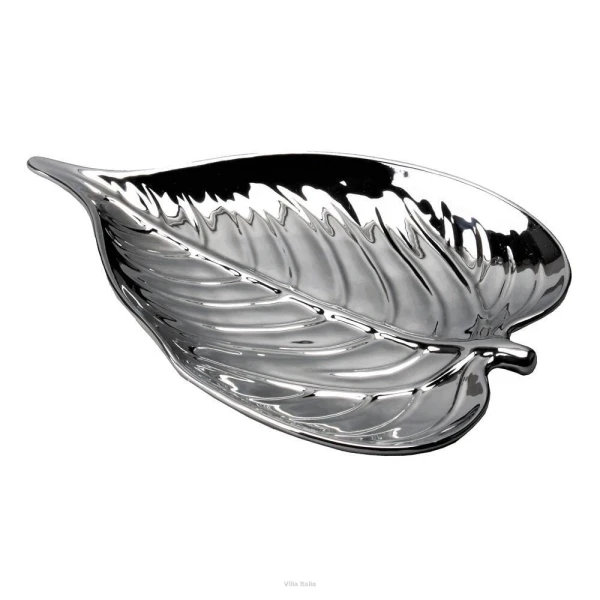 Villa Italia Fiord talerz dekoracyjny liść 26cm